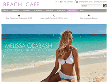 Tablet Screenshot of beachcafe.com